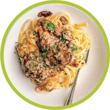 Chicken Marsala Combo platter